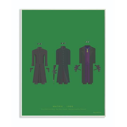 Stupell Industries Matrix Fashion Design Wall Plaque